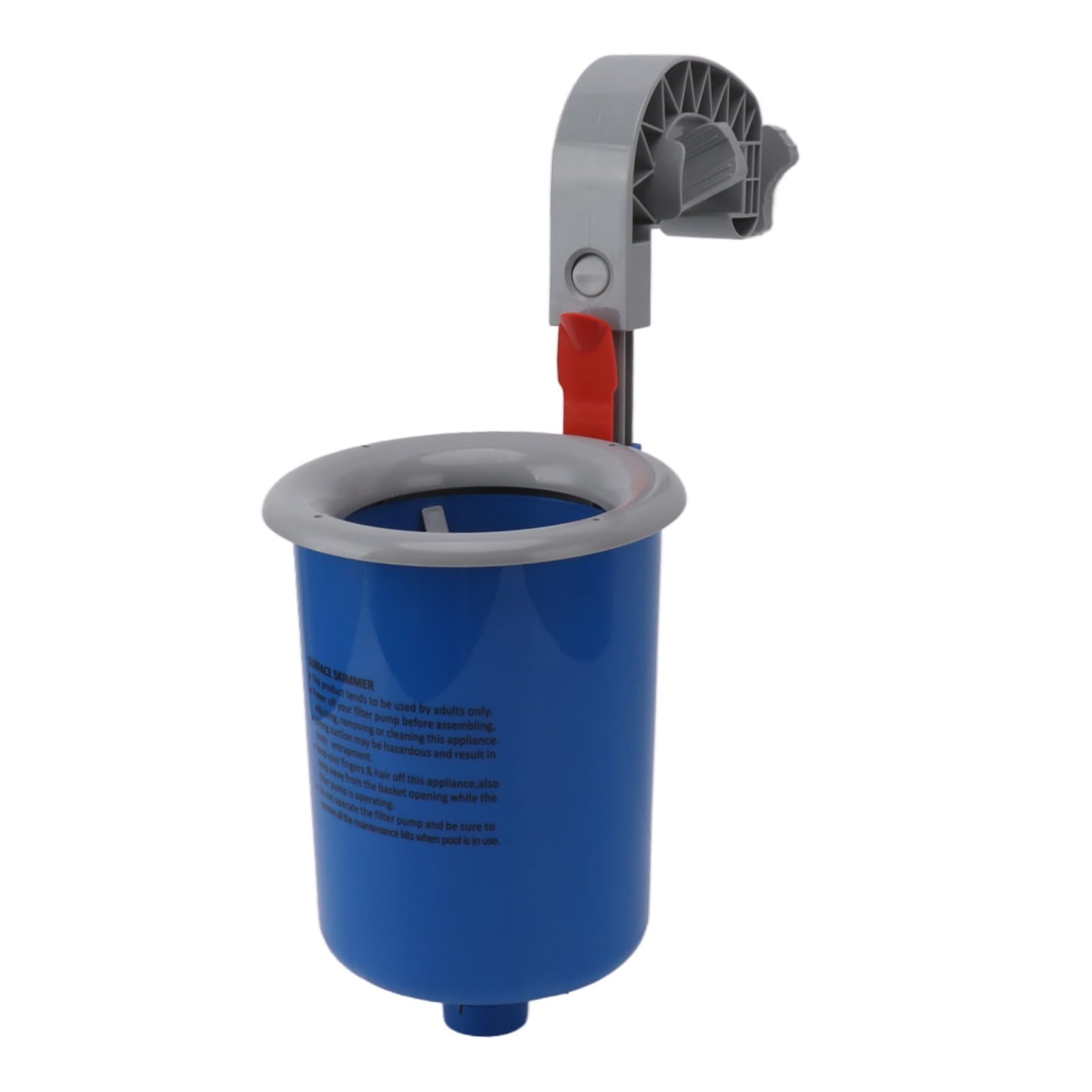 Skimmer de Superficie de Montaje en Pared, Skimmer de Superficie de Piscina de Montaje en Pared Azul para Piscina sobre el Suelo, Limpieza Automática de Piscinas Skimmer de Superficie