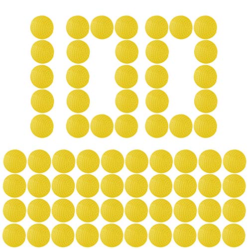 Yosoo 100 Pcs Rounds Refill Compatible Bullet Balls Pack for Nerf Rival Zeus MXV-1200 Apollo XV-700 Blaster