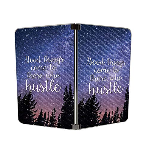 Image of MightySkins Carbon Fiber Skin for Microsoft Surface Duo - Hustle | Protective, Durable Textured Carbon Fiber Finish | Easy to Apply, Remove, and Change Styles | Made in The USA