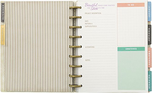 Simplicity Vintage Fashion Sewing 12 Month Planner, 232 Pages, 8.6'' X 9.5'' #TOP5