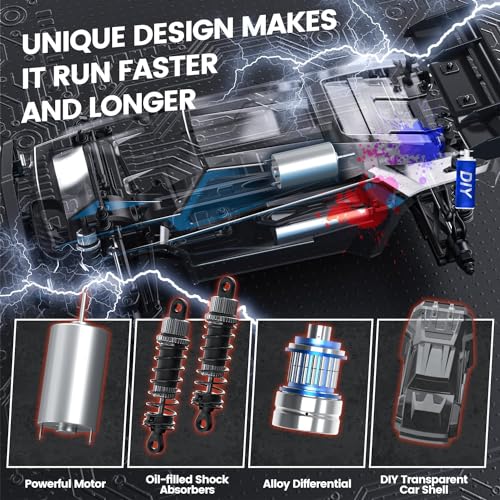 DEERC 9206E DIY Shell RC Car