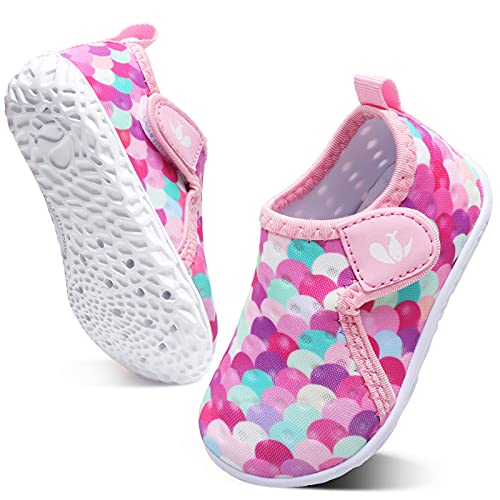 Image of FEETCITY Baby Boys Girls Water Sport Shoes Barefoot Kids Aqua Socks Quick-Dry Beach Swim Pool Shoes