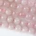 Cherry Blossom Beads Rose Quartz Beads 10mm Faceted Round - 8 Inch Strand