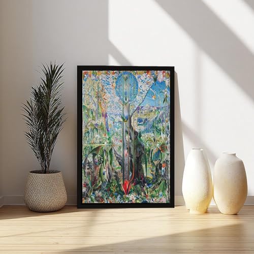 Impression sur toile Arbre de ma vie Joseph Stella cadre inclus - 6