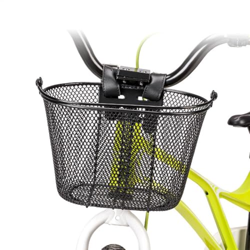 Panier avant réglable grande capacité avec boucle pour tricycle - 5
