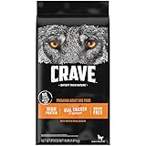CRAVE Grain Free Adult High Protein Natural Dry Dog Food with Protein from Chicken, 4 lb. Bag