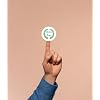 Ye il Renkli Zemzem Suyu Etiketi Hediye Sticker Kabe Mekke Medine Yuvarlak Mat  kartma 4 Cm 40 Adet