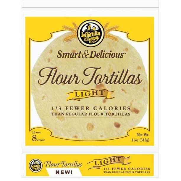 La Tortilla Factory 92823 11 oz Tortilla Flour Light44; Pack of 10