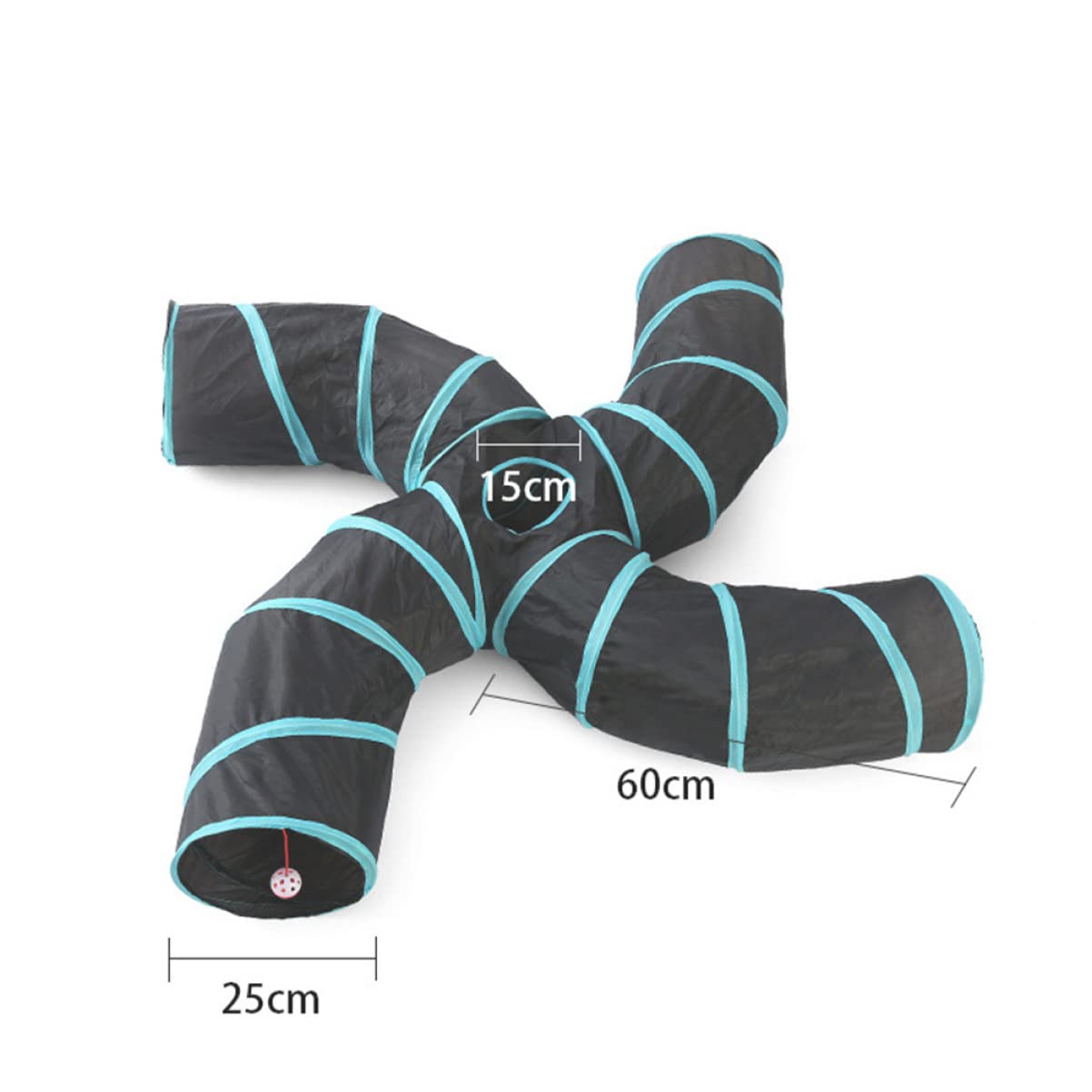 Toddmomy Jouets pour Chat Tunnel Pliable en Forme De S Jouet Interactif pour Chaton