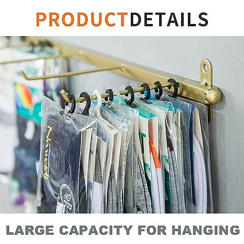 Expositor de calcetines de pared de metal para colgar joyas y pendientes largos 5