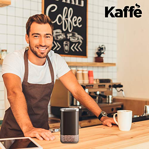Kaffe Glass Storage Container. Coffee Canister - Bpa Free Stainless Steel With Airtight Lid (12Oz) #TOP4