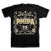 Bravado Men's Pantera 101 Proof T Shirt, Black, Large
