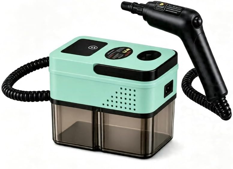 New 3 Level Adjustable Pressurized Handheld Steam Cleaner Mint
