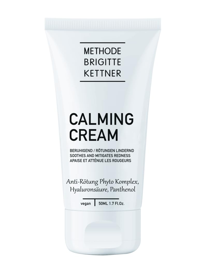 calming cream 1 x 50ml - beruhigende Gesichtspflege | bei trockener, sensibler und zu Rötung neigender Haut | vegan | wirkt wohltuend und stärkend | mit Sheabutter, Hyaluronsäure und Borretschöl