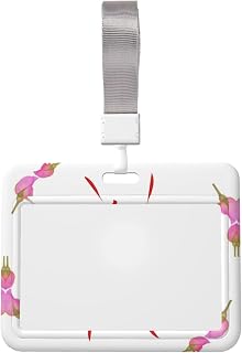 The Budding and Turning Flower ID Card Holder - with Lanyard for Office Workers, Students, Employees, Doctors, Teachers, etc.