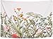 Alishomtll Colorful Floral Plants Tapestry Vintage Herbs Wild Flowers Wall Hanging Nature Scenery for Living Room Bedroom