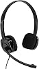 Logitech H151 Wired Stereo Over-Ear Headset with Microphone, 3.5 mm Jack Input, Cable Control Feature, Black