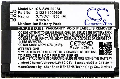 Cameron Sino Battery for Siemens Rexton, WL200AP PN:Siemens 21221-10296051 850mAh / 3.15Wh