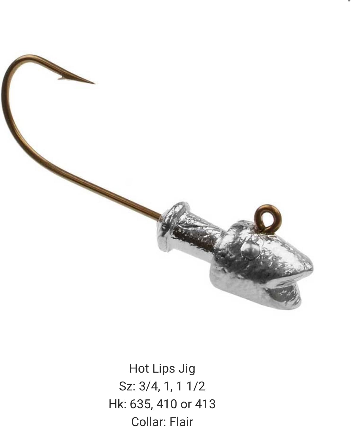 Do It Mold Hot Lips Jig Size Jig Size 3/4, 1, 1 1/2 oz Do it Mold (1044) JLS-3-A1 Cavities 3 Total