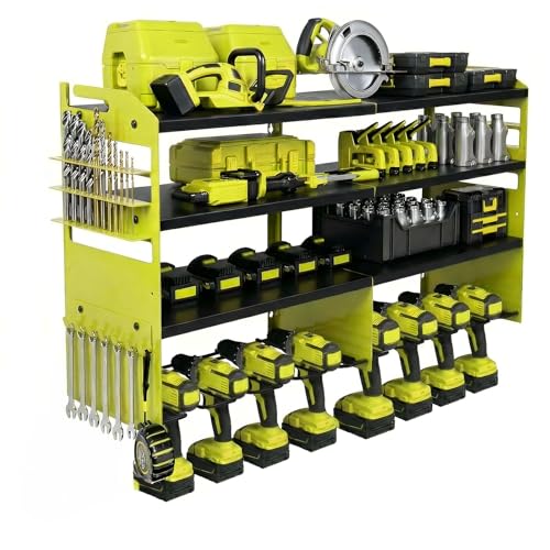 TimberAura Power Tool Organizer Wall Mount Standard Edition Green