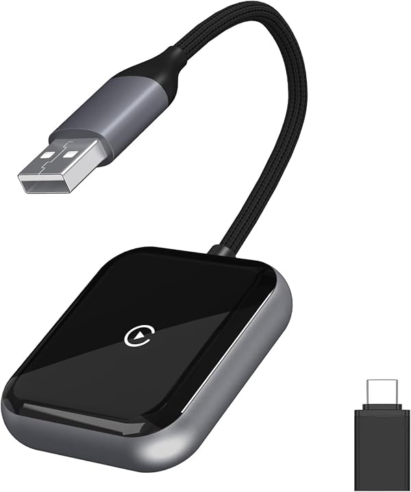 MAYAHXE Wireless CarPlay Adapter, Wireless Apple CarPlay for iPhone 6+ (iOS 10+), Plug & Play, Easy Setup, Dongle with Stable Connection for 2016+ OEM Vehicles by MAYAHXE - Used condition - US$17.99