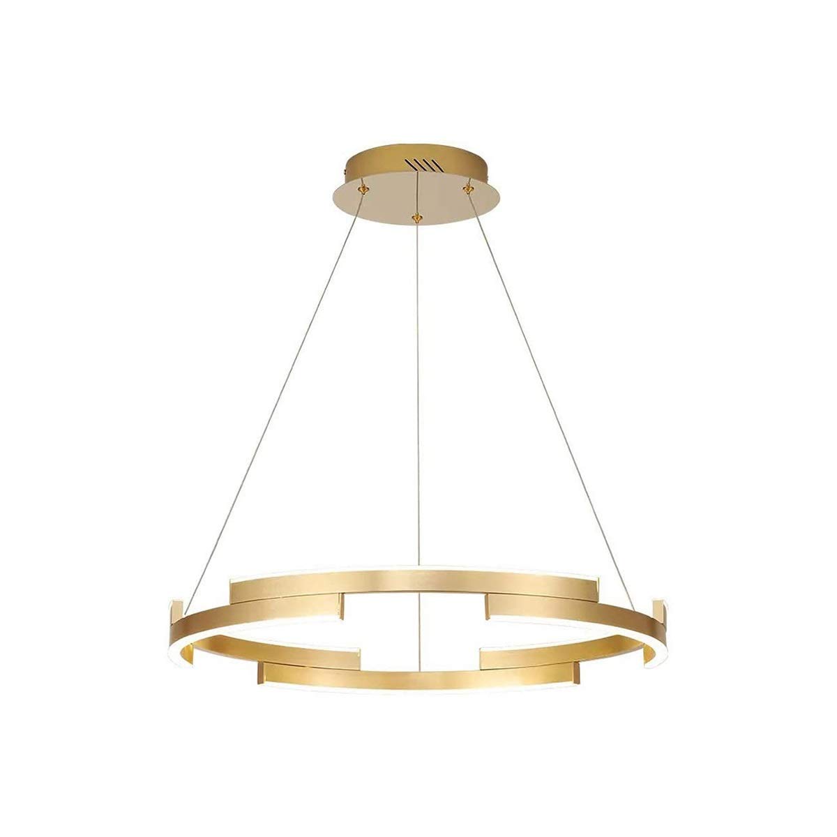 Luminaire restaurant et café déco avec suspension LED 40W blanche
