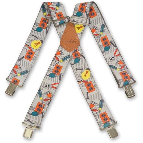 brimarcMens Braces Electricians Design from M.K.Tools by brimarc