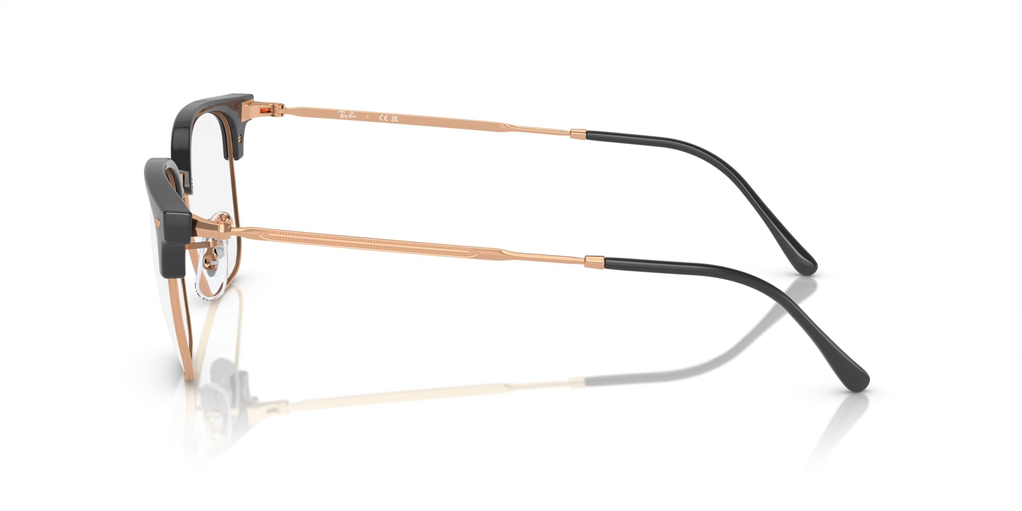 Ray-Ban Rx7216f New Clubmaster Low Bridge Fit kwadratowe oprawki na okulary na receptę