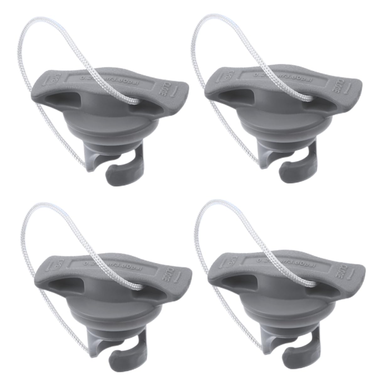 Bouchons De Valve Bateau Gonflable - Lot De 4 Pièces PVC Résistant - Pour Kayak, Paddleboard, Canot Et Planche De Surf