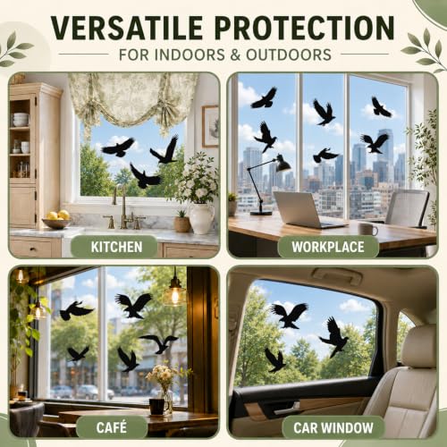 Fensteraufkleber Vogelschutz Schwarz - image 8