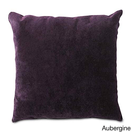 Majestic Home Goods Villa Pillow, 24 Inch x 24 Inch, Aubergine
