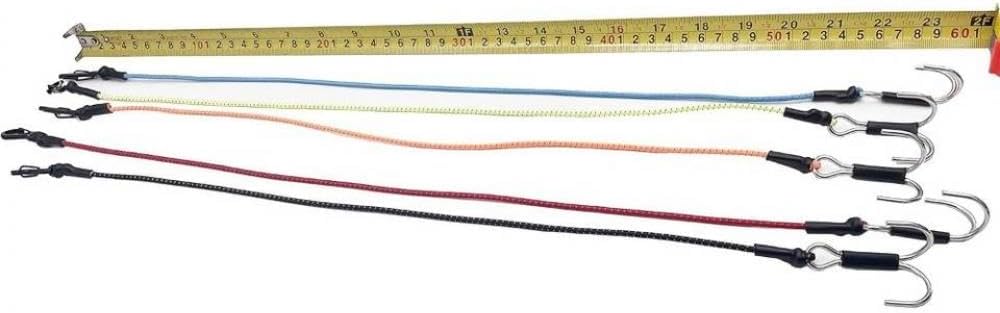 20 Inch Elastic Green Winch Strap with Hook Compatible with 1/10 RC Crawler Accessories