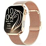 📱🆘【Appels Bluetooth & Appel d'urgence SOS】Cette montre connectee avec appel se connecte à votre téléphone via Bluetooth 5.3. Vous pouvez passer et recevoir des appels et enregistrer des contacts. L'assistant vocal intégré vous aide à poser des questions, contrôler la musique, vérifier la météo et régler des alarmes ou minuteries. Elle prend également en charge les notifications SMS et des réseaux sociaux de diverses applications. Cette montre dispose aussi d'une fonction SOS : maintenez simplement la couronne enfoncée pour appeler instantanément votre contact d'urgence, sans avoir à chercher votre téléphone, le déverrouiller ou ouvrir des applications