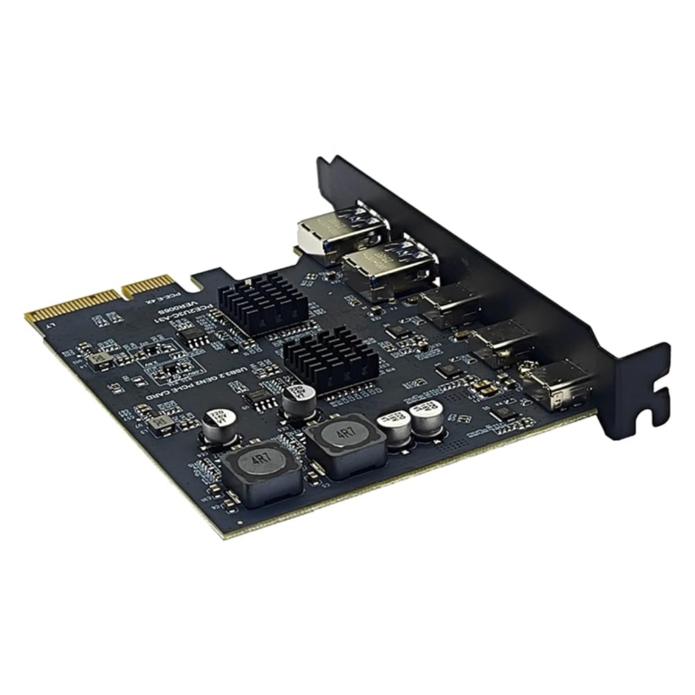 Carte Contrôleur PCI Express 4 Ports Série RS232 - Chipset ASIX MOSCHIP 99100 | Compatible Windows/Linux