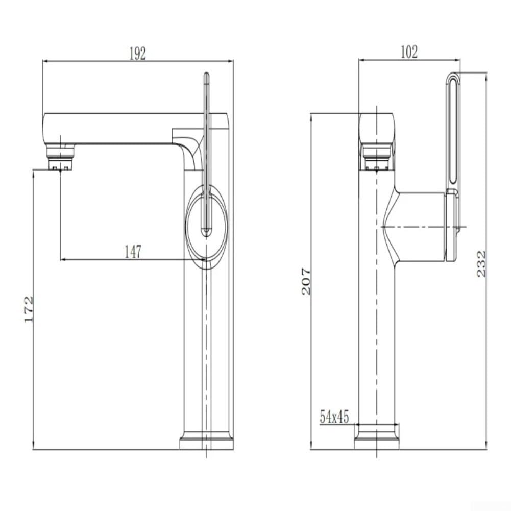 Grifo mezclador LED de latón con pantalla de temperatura (cromo)