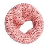 Aisa Kids Fashion Knitted Scarf Winter Warm Chunky Infinity Scarf Snood Soft Neck Warmer for Childre