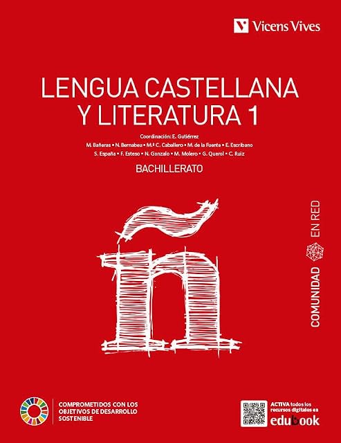 Portada de Lengua Castellana y Literatura 1º Bachillerato Comunidad en Red