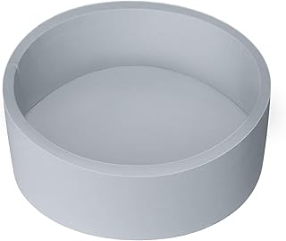 TrendBox 47 Inch Large Size Memory Foam Ball Pit for Baby Toddler Soft Round Ball Pool - Gray