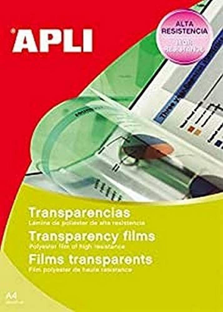 APLI 10290 Box 10 Sheets Transparent Self-Adhesive Ink Jet