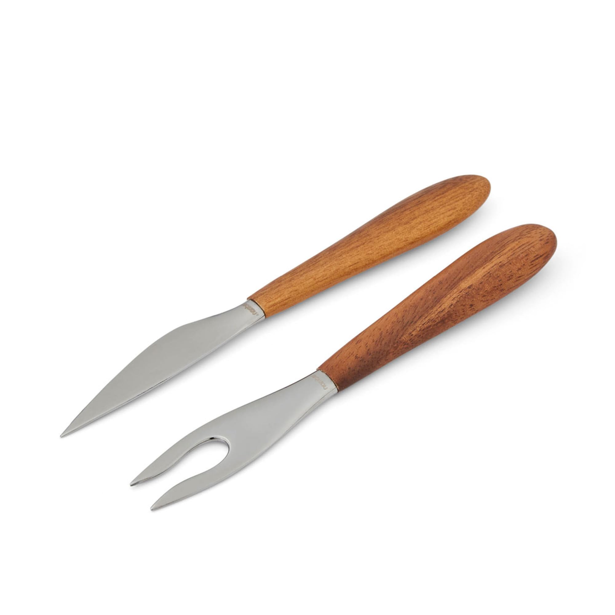 Nambe Curvo Ladle - Stainless Steel & Acacia Wood -6