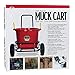 Miller 3-Pack Muck Cart Utility Wagon, 70-Quart Tub Compatible, 350-Pound Capacity – Foldable Two-Wheel Farm & Ranch Transport with Adjustable Handle, Pneumatic Tires, and Kickstand, CA500