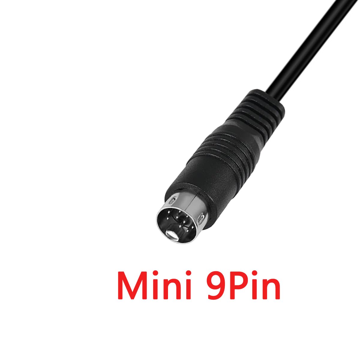 Câble D'extension S-Video Mini DIN 9 Broches Coudé 90° - 1,5 M | Pour Vidéoprojecteur, Caméra, Récepteur DVD