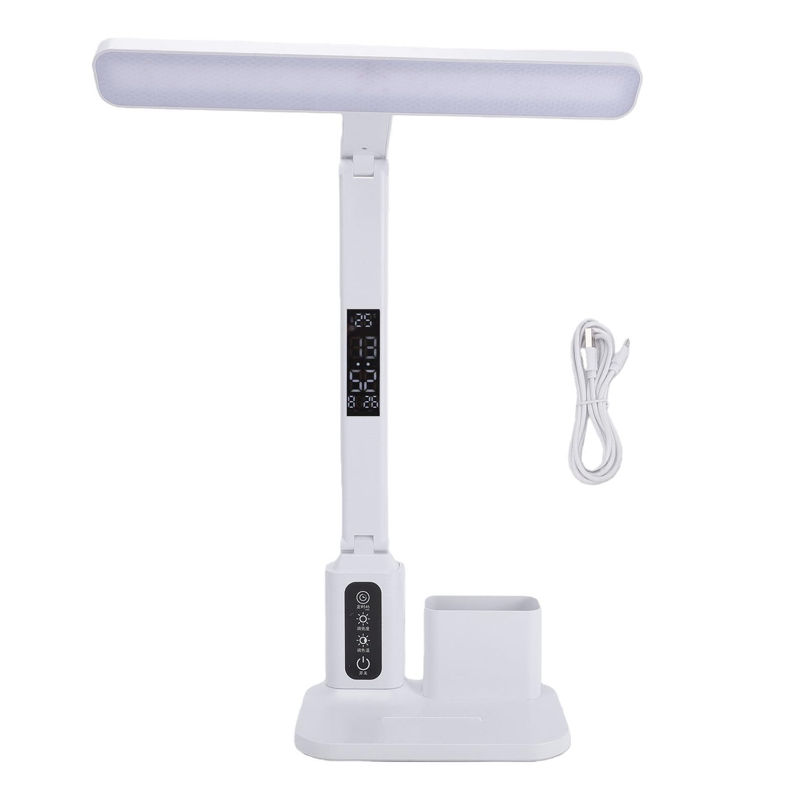 Lámpara de Escritorio LED, Luz Roja para el Cuidado de los Ojos,