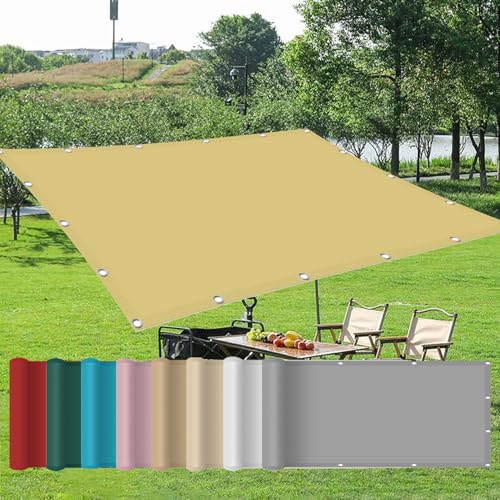 Toldo vela de sombra para evitar el calor sofocante en terrazas 2