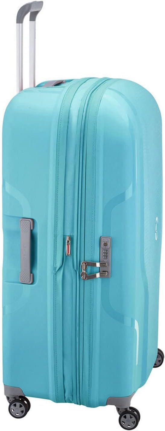 review Delsey Unisex-Adult's Suitcase, Multicolour (Gris/Azul), 86 Centimeters