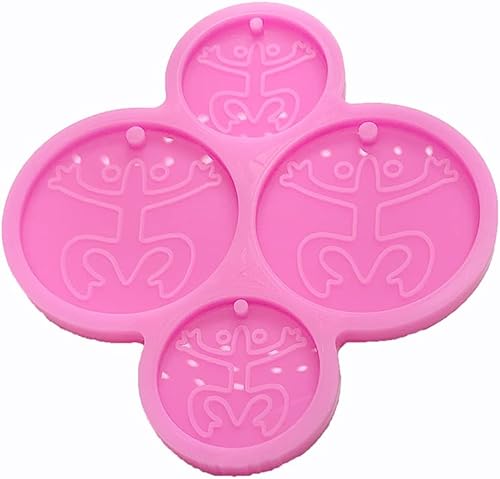 Miniatura 5 de Moldes de silicona con forma de coqui taíno, bandera de Puerto Rico, brillante, brillante, para manualidades, llavero, molde de arcilla polimérica,