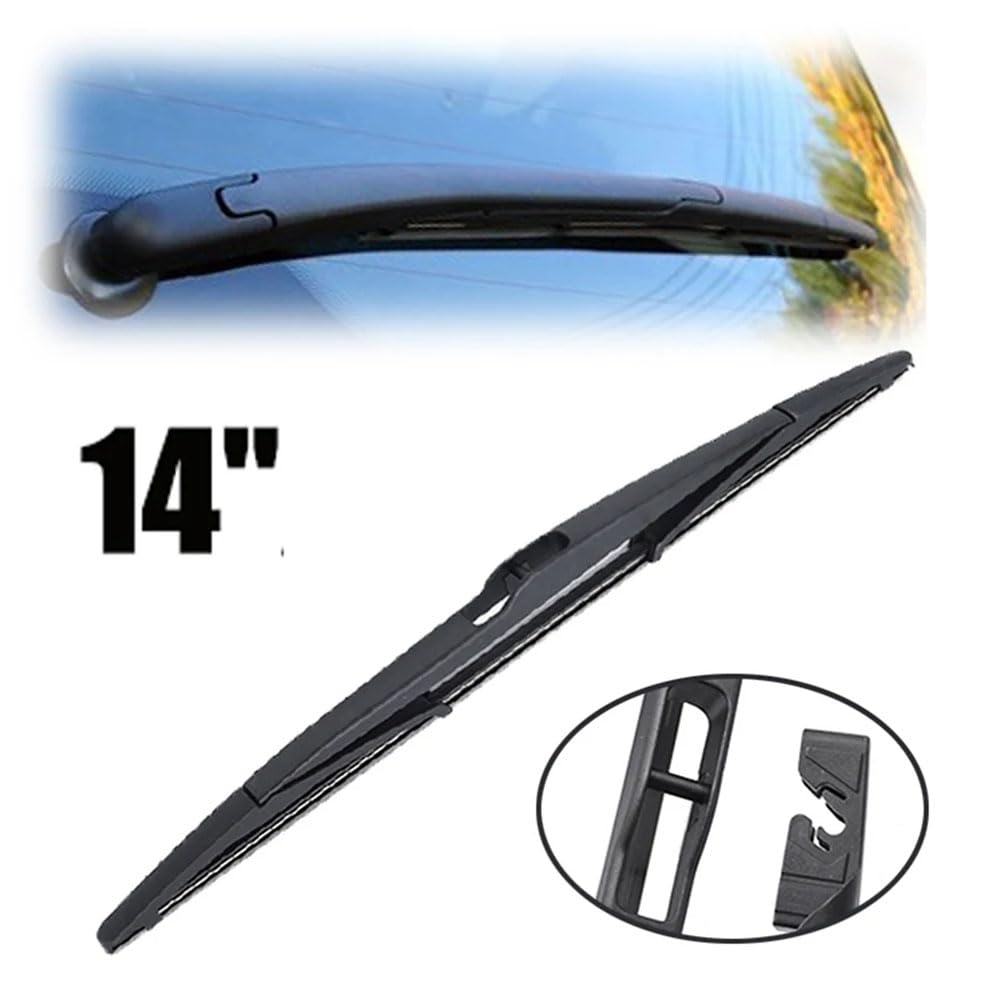 Zestaw wycieraczek przednich tylnych do Clio MK 3 Fließheck 2005-2012, gumowe wycieraczki do czyszczenia szyb 24 "16" 14"