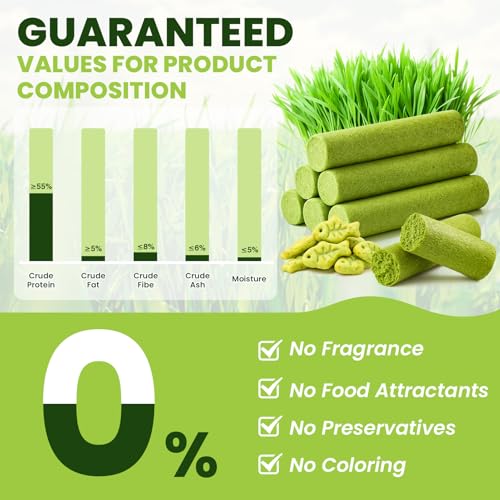 Cat Grass Sticks, 60 g Cat Grass Teething Stick and 50 g Cats Treats, Natural Dental Chews for Teeth Cleaning & Hairball Relief Teething Sticks for Indoor Cats Grain-Free - Image 5