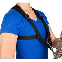 Pro Tec Protec Saxophone Harness with Deluxe Metal Trigger Snap-Size Small, Model A306SM
