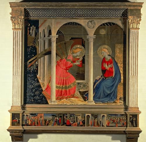 Impression toile l'Annonciation Fra Angelico pour sublimer une chambre adulte